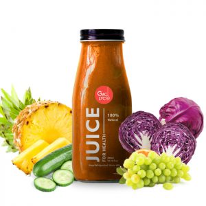 Nước ép đẹp da giảm cân 08 (Nho xanh, bắp cải tím, thơm, dưa chuột)
